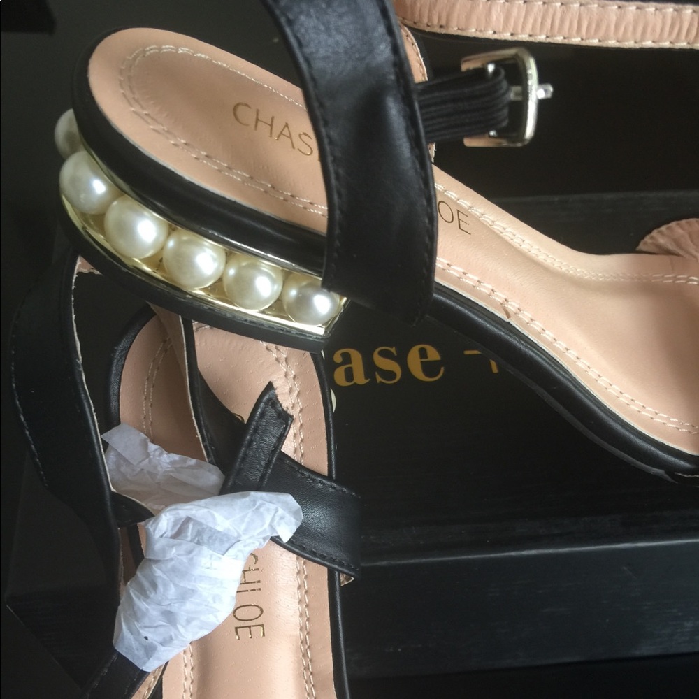 🚫SOLD 🚫BLACK BACKHEEL SANDAL - Picture 2 of 3